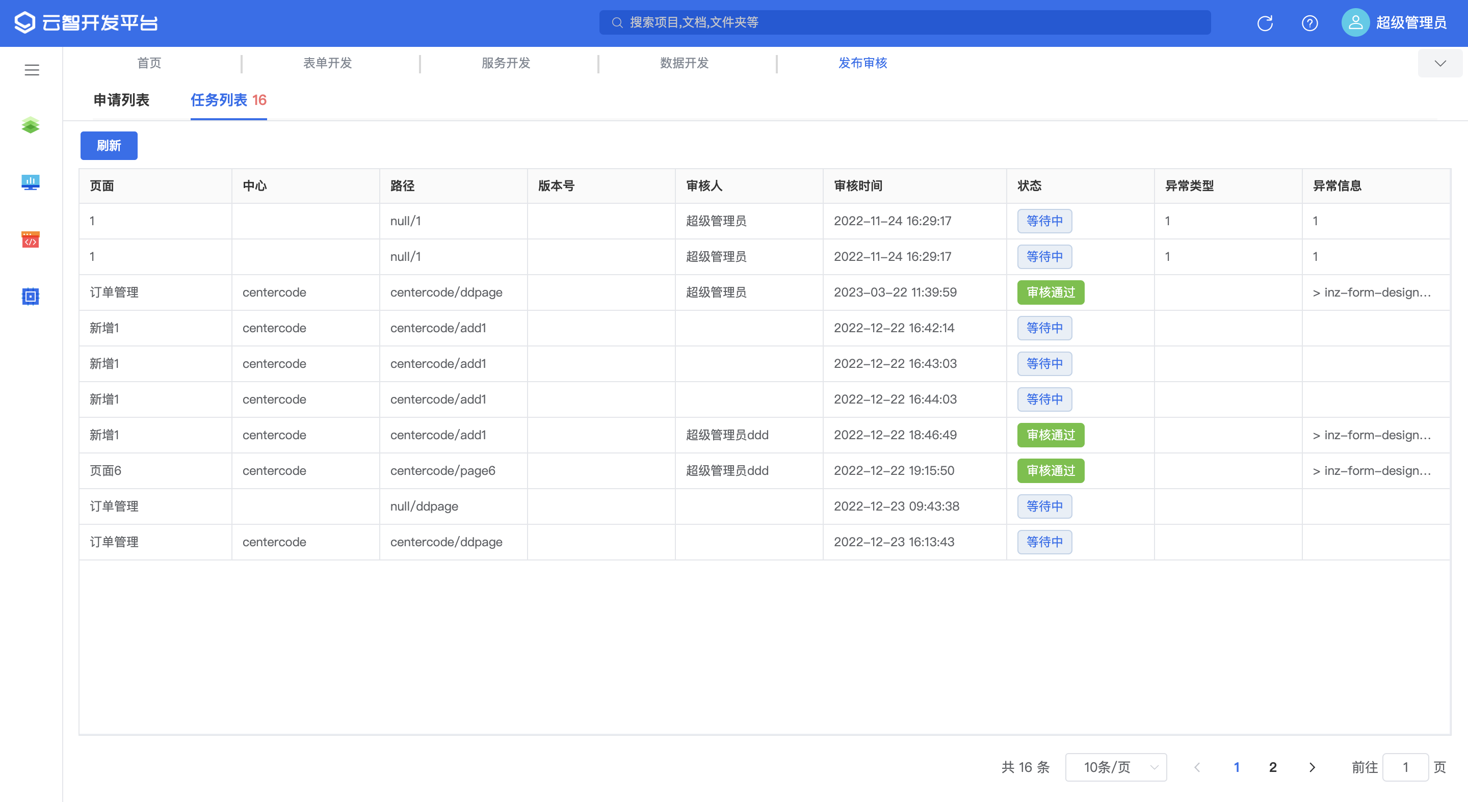 发布审核